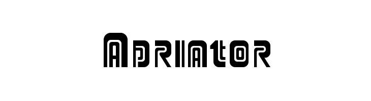 Adriator Шрифта
