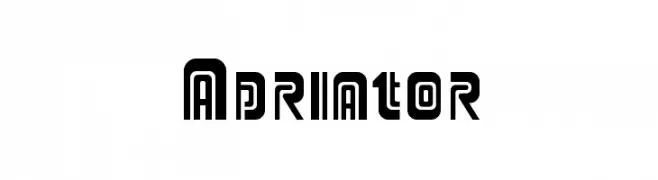 Adriator  les polices de caractères gratuit tlcharger