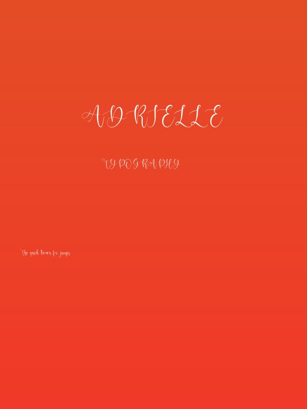 Adrielle Poster
