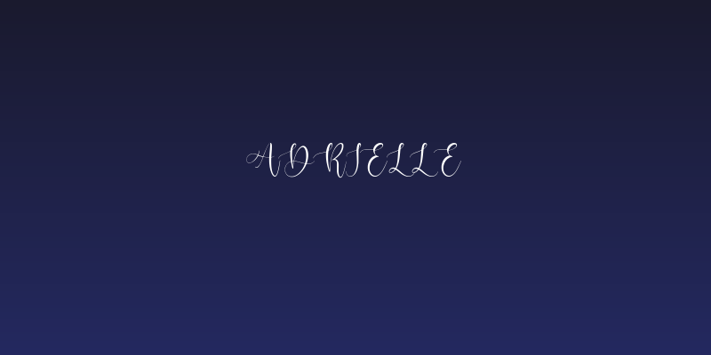 Adrielle Social Header