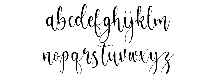 Adrielle Font LOWERCASE