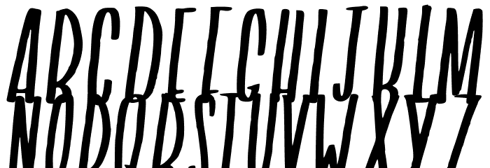 Adrienne Regular Font UPPERCASE