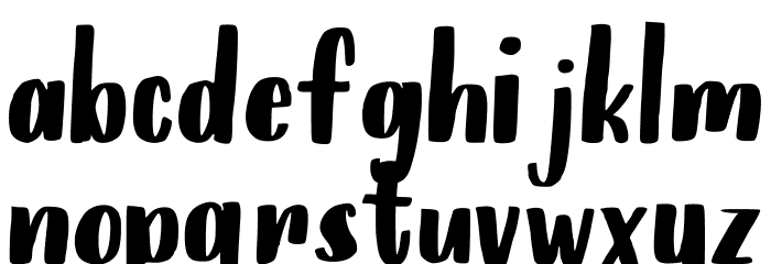 Adrienne Regular Font LOWERCASE