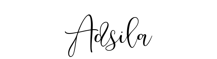 Adsila  नि: शुल्क फ़ॉन्ट्स डाउनलोड