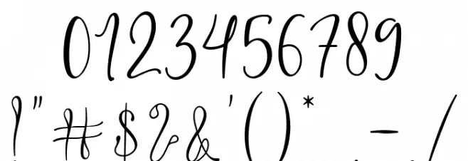 Adsila Font OTHER CHARS