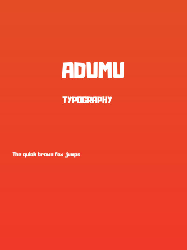 Adumu Poster