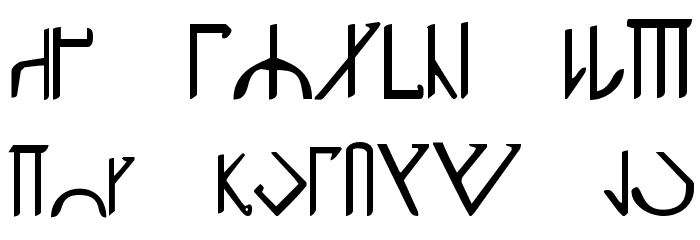 Adunaroth Classic Font LOWERCASE