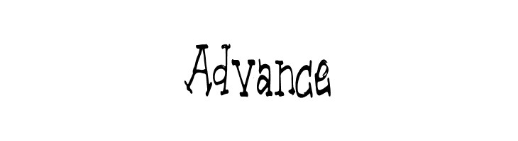 Advance Font