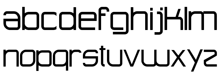 Advanced Architecture Font LOWERCASE