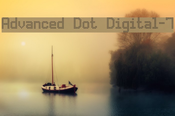 Advanced Dot Digital-7 Font examples