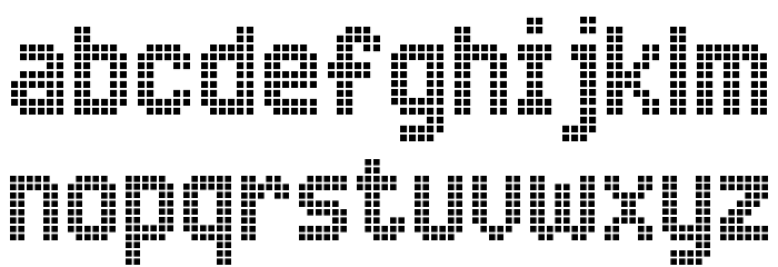 Advanced LED Board-7 Font LOWERCASE