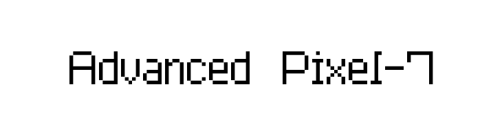 Advanced Pixel-7  Free Fonts Download