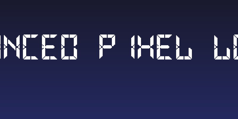 Advanced Pixel LCD-7 Social Header