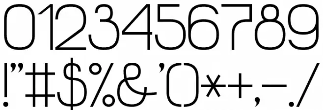 Advanced Sans Serif 7 Font OTHER CHARS