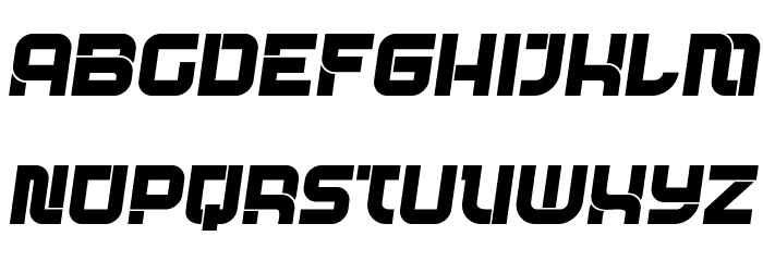 Advantage Italic Font LOWERCASE