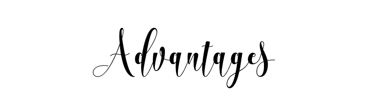 Advantages  免费字体下载
