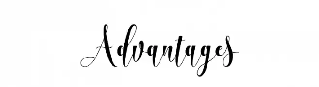 Advantages  font caratteri gratis