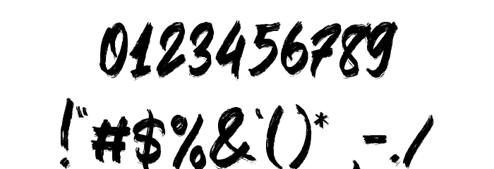 AdvenTuRos Font OTHER CHARS