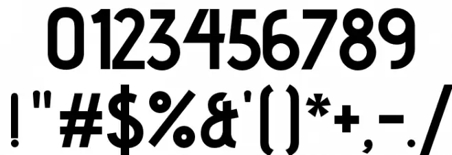 Advent Pro Bold Font OTHER CHARS