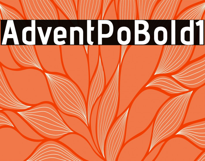 Advent Pro Bold1 Example 1