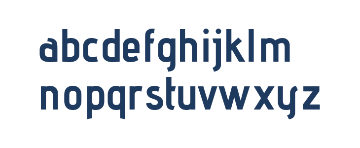 Advent Pro Bold Lowercase