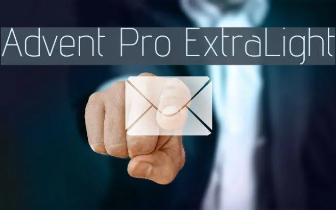 Advent Pro ExtraLight Example 2