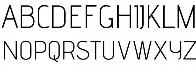 Advent Pro Light Polices MAJUSCULES