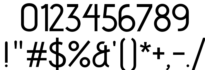 Advent Pro Medium Font OTHER CHARS