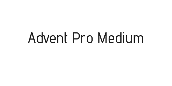 Advent Pro Medium Logo