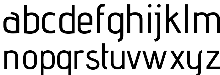 Advent Pro Medium Font LOWERCASE