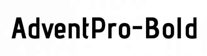 AdventPro-Bold  baixar fontes gratis