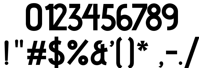 AdventPro-Bold Font OTHER CHARS