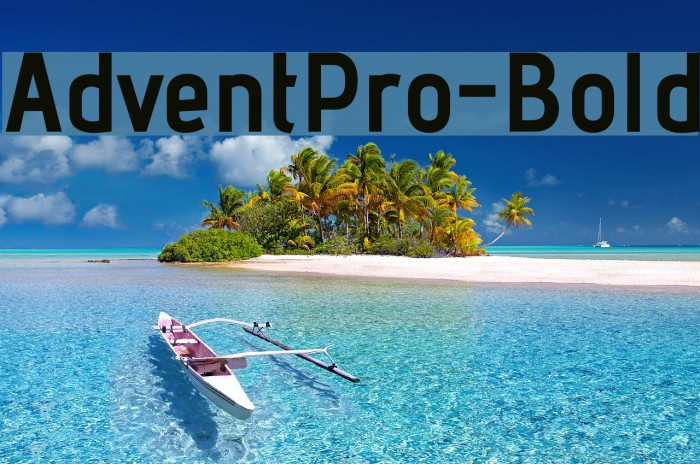 AdventPro-Bold Font examples