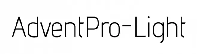 AdventPro-Light  Descarca Fonturi Gratis