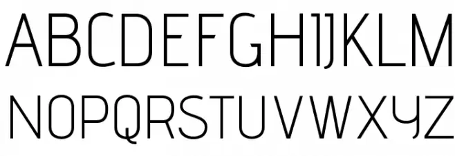 AdventPro-Light Fonte MAIÚSCULAS