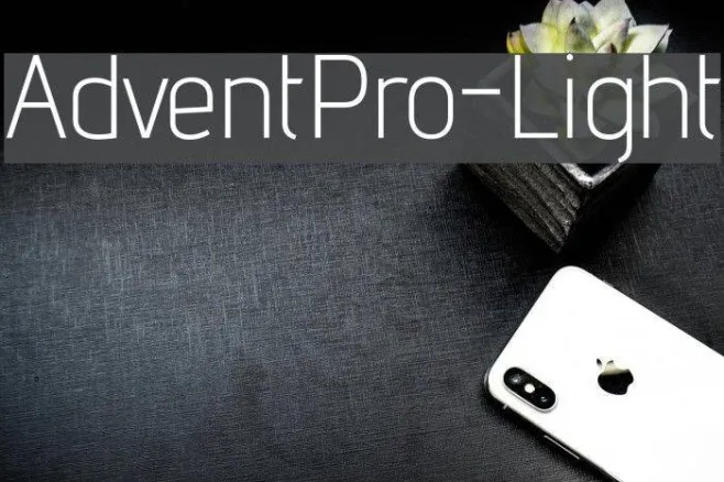 AdventPro-Light Example 1