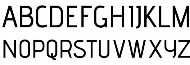AdventPro-Medium Schriftart Groß