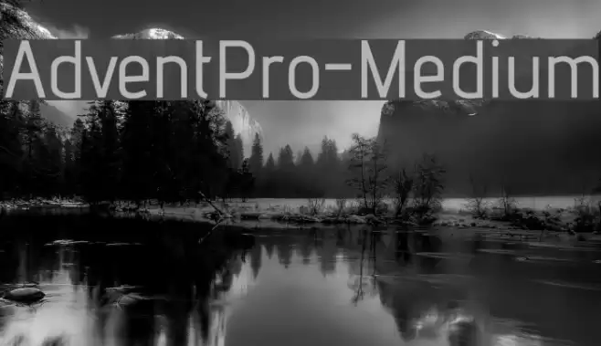 AdventPro-Medium Font examples