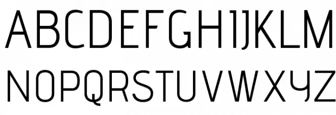 AdventPro-Regular フォント 大文字