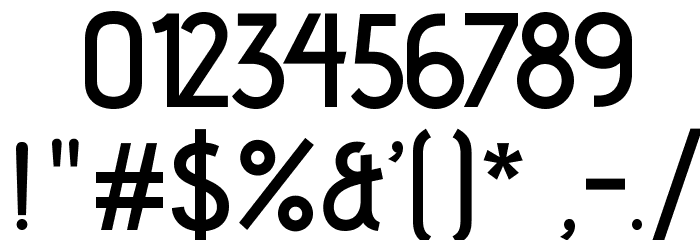 AdventPro-SemiBold Font OTHER CHARS