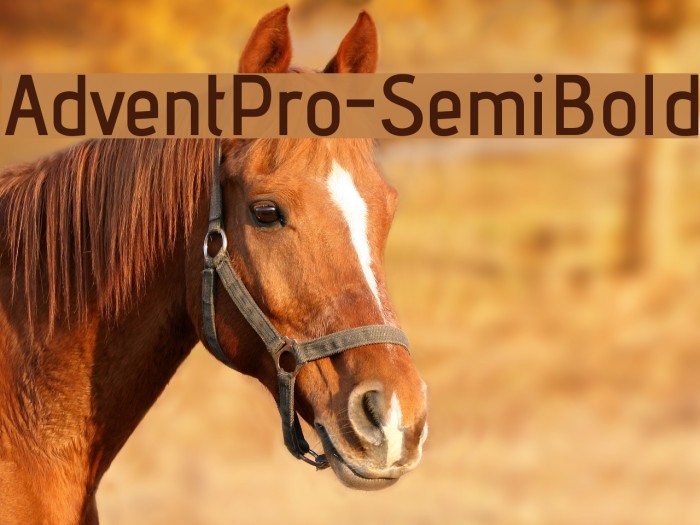AdventPro-SemiBold Font examples