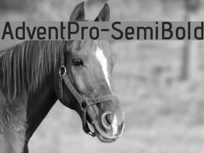 AdventPro-SemiBold Font examples