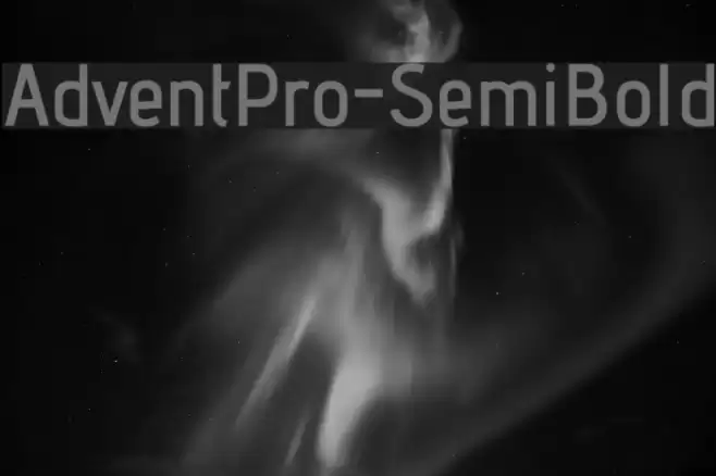 AdventPro-SemiBold Font examples