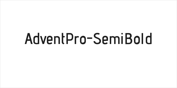 AdventPro-SemiBold Logo