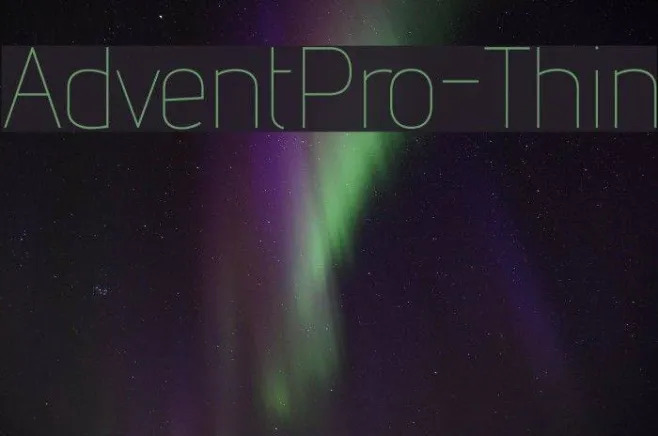 AdventPro-Thin Example 3