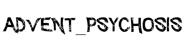 Advent_Psychosis  Free Fonts Download