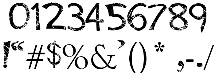 Advent_Psychosis Font OTHER CHARS