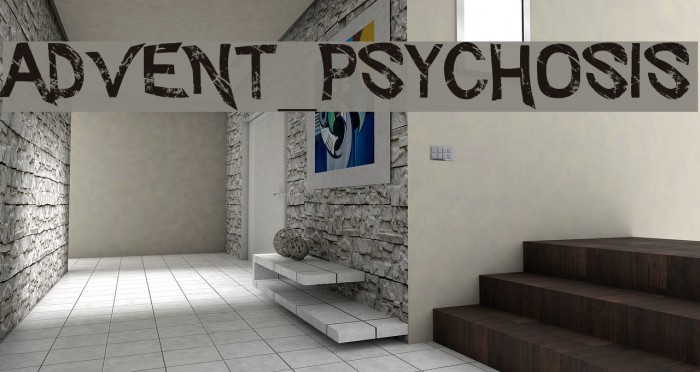 Advent_Psychosis Font examples