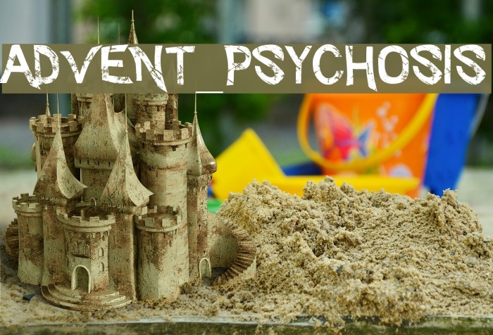Advent_Psychosis Font examples