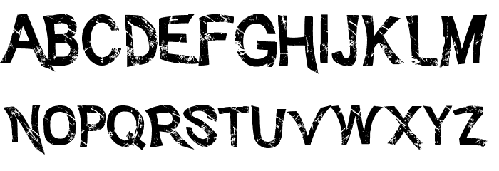 Advent_Psychosis Font LOWERCASE